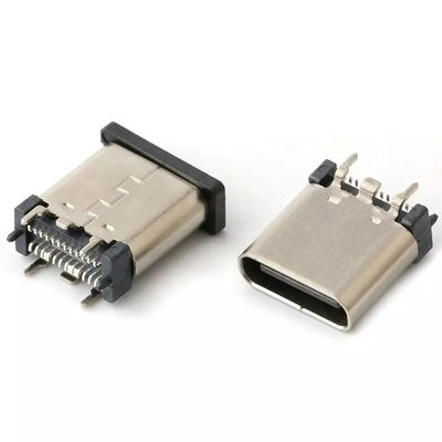 USB 3.1 hembra 24pin USB tipo C conector parche vertical de alta velocidad