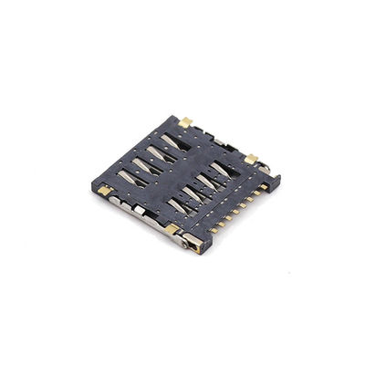 tipo micro tenedor de 8P SIM Tarjeta Enchufe Conector Voltear