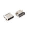El tipo de hundimiento tipo femenino conector USB de SMT USB de C mecanografía el zócalo del Alfiler de C 24