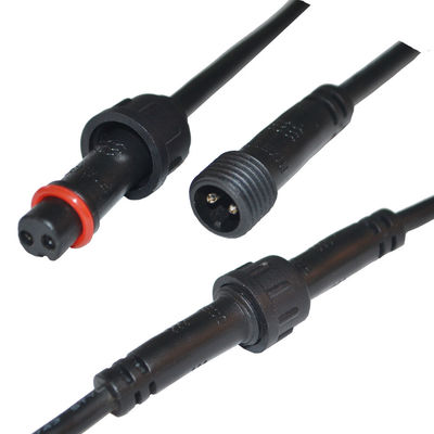 Asambleas de cable de encargo eléctricas de la prenda impermeable 3P 4P 5P IP68 M12 LED