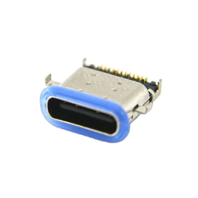 tipo soporte impermeable femenino SMT de 24Pin USB de los conectores de C mediados de