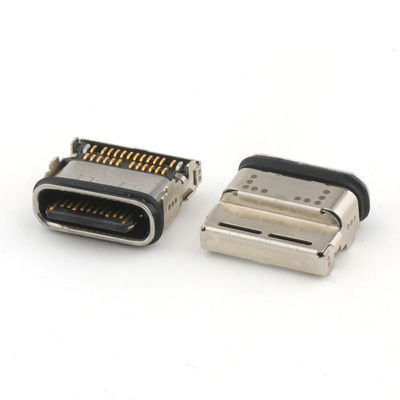 Conector USB C de 24 pines SMT Tipo IPX8 Conector USB de tipo C resistente al agua