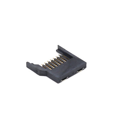 Perno micro de destello de los conectores de tarjeta de memoria SD de T SMT 8 con Shell plástico lleno