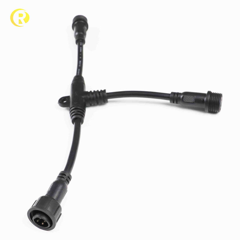 La extensión impermeable del varón M12 y del conector hembra telegrafía 3 4 5 8 12 Pin Sensor