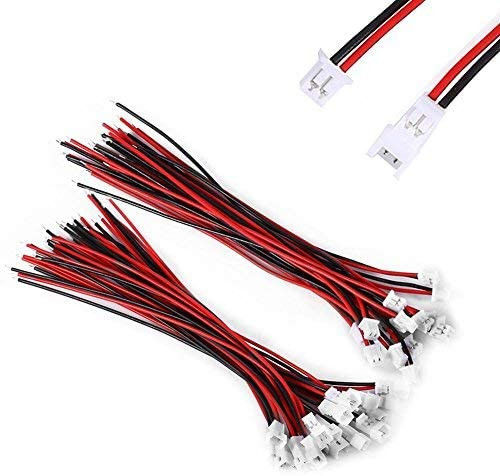 Mini arnés de cable electrónico micro 2 Pin Connector Plug Male Silicone de JST pH XH2.0
