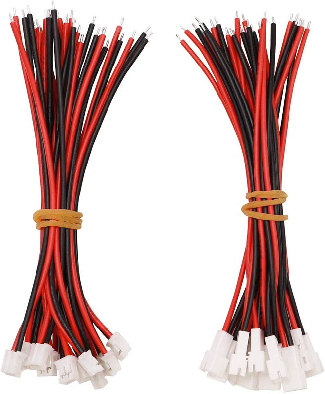 Mini arnés de cable electrónico micro 2 Pin Connector Plug Male Silicone de JST pH XH2.0