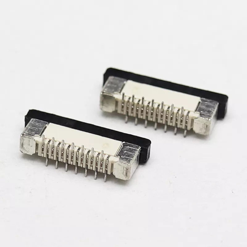 Tipo vetical de la echada H2.0mm del conector 0.5M M 1.0M M de ZIF SMT FPC FFC