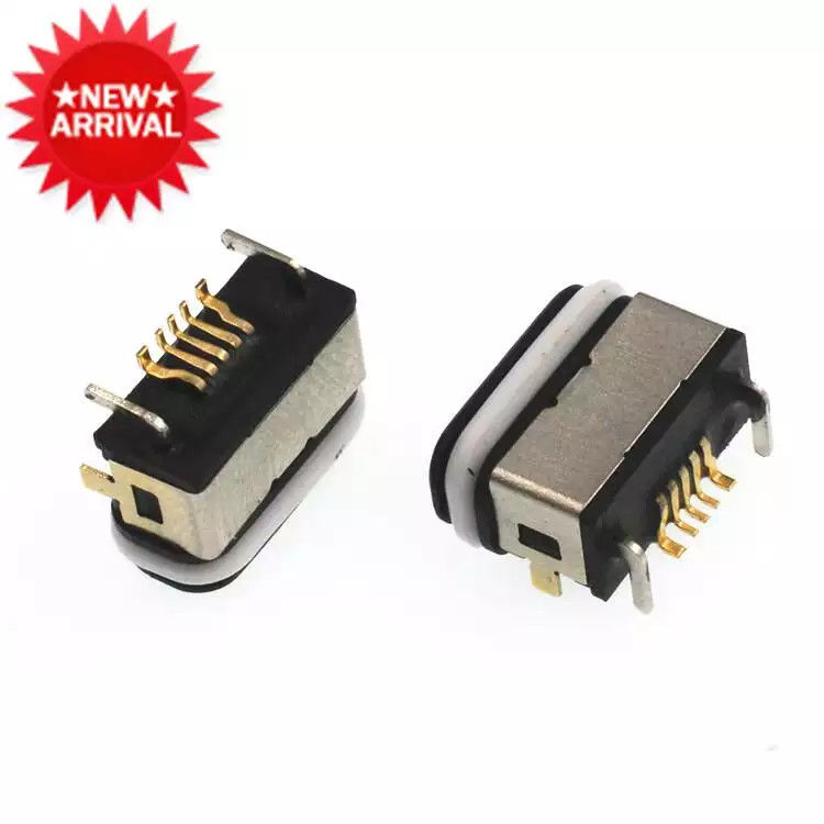 Conector de carga tipo C Micro Mini Usb a prueba de agua 24pin con carcasa de metal