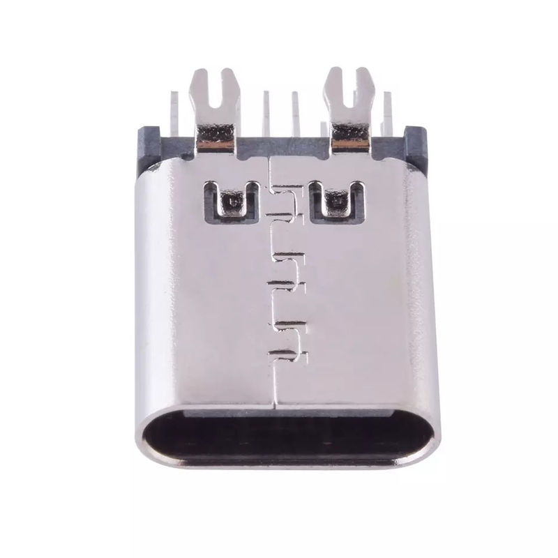 Montaje vertical DIP USB Tipo C Conector de 14 pines 10.5 mm 180 grados