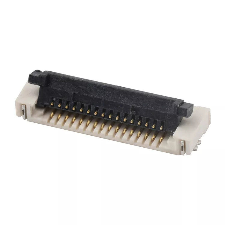tipo 4-60Pin de SMT ZIF del conector de FPC de la echada de 0.5m m del ángulo recto 1.5H