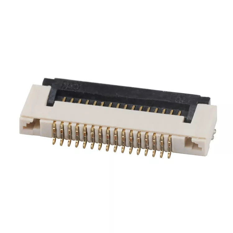tipo 4-60Pin de SMT ZIF del conector de FPC de la echada de 0.5m m del ángulo recto 1.5H