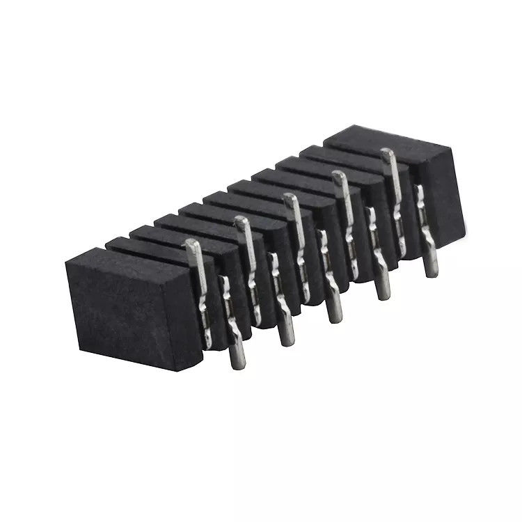Tipo vertical barra a barra del conector de SMT del contacto reversible de la echada del negro 1.0m m FPC