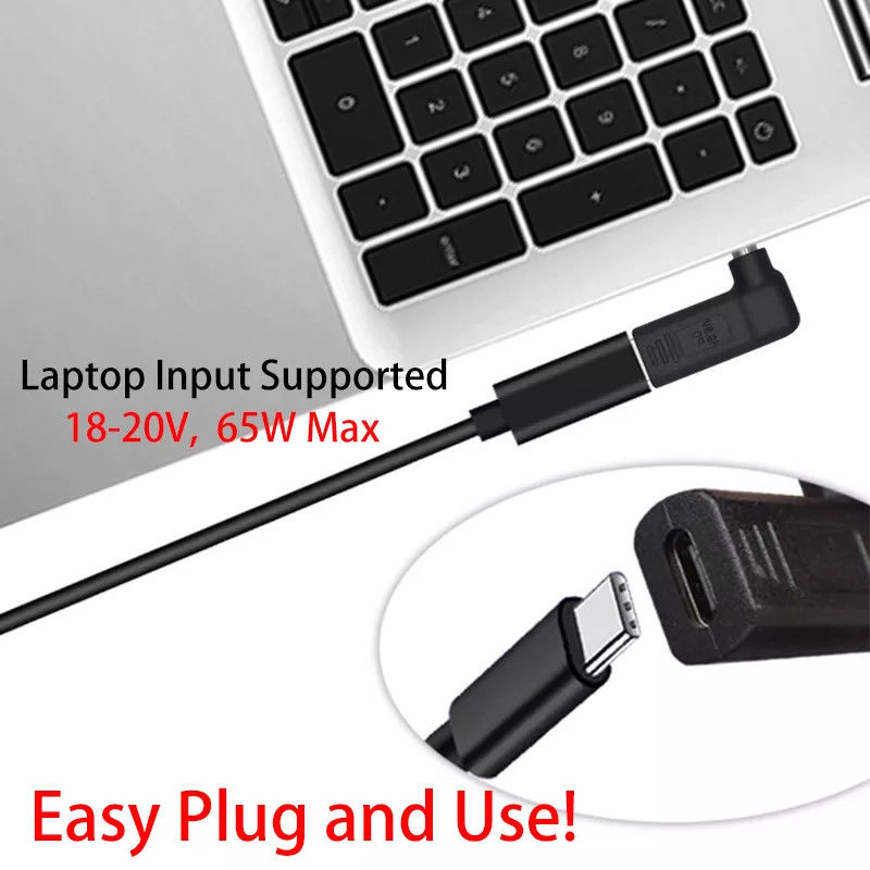 USB tipo C hembra a DC 5525 convertidor macho PD Decoy Spoof Trigger Plug Jack