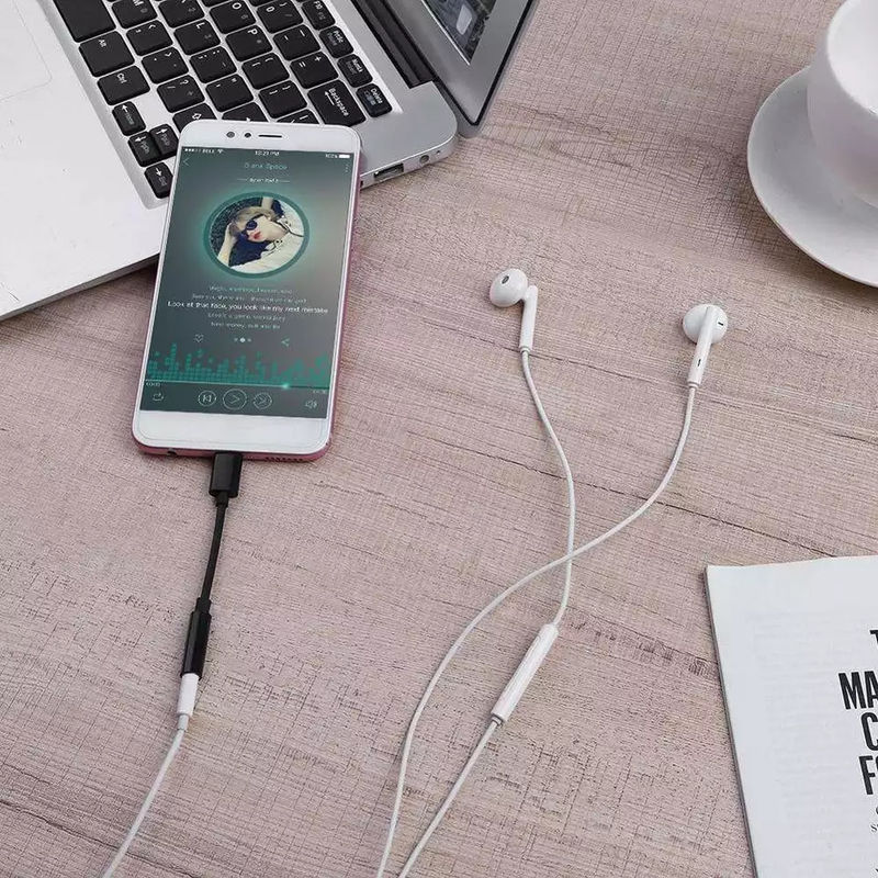 Adaptador de cable de auriculares tipo C a 3,5 mm USB 3.1 tipo C para Xiaomi Samsung Android