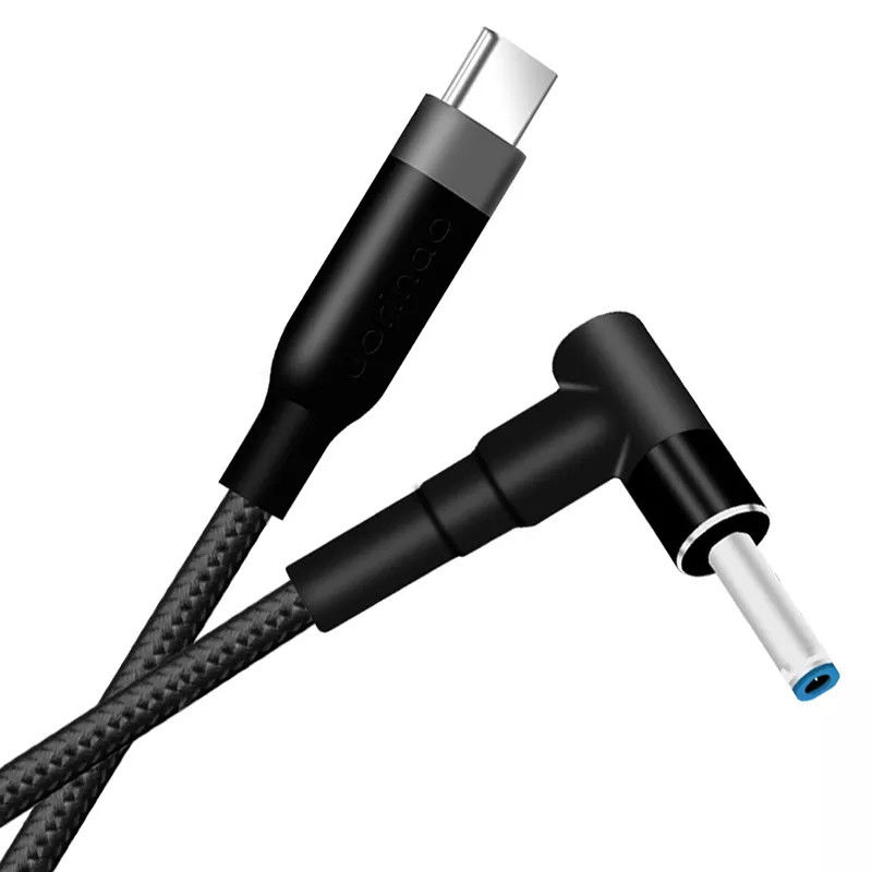 100W DC 4.5x3.0mm USB Tipo C PD DC 4530 Convertidor macho para HP Notebook Charge