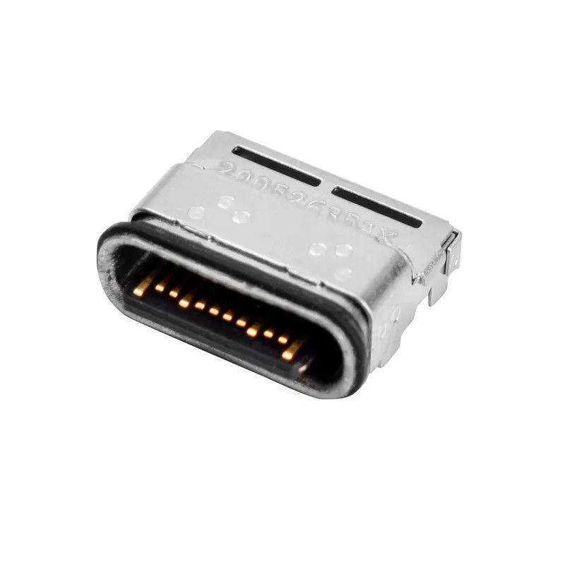 Receptáculos femenino SMT de la prenda impermeable IPX8 24 Pin Connector Type C USB