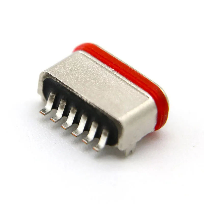 SMT horizontal femenino 6 Pin Connector USB3.0 USB3.1 para cargar