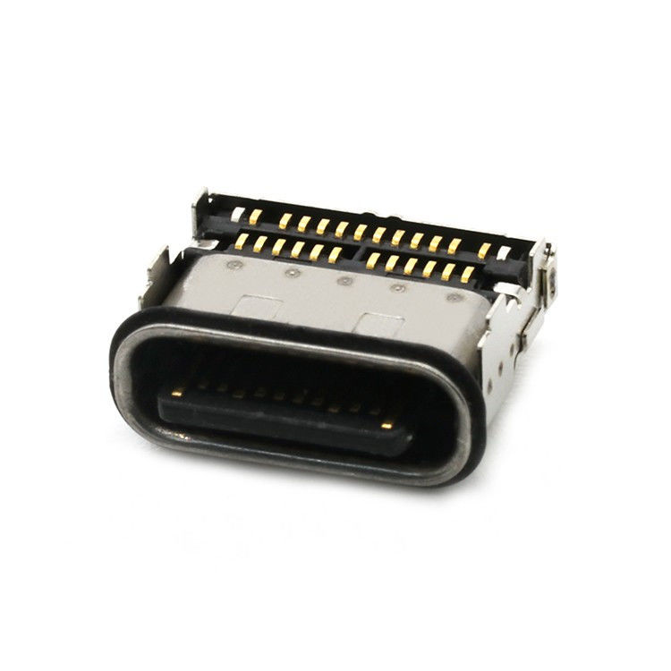 IP68 Conector SMT de 2 filas con conector USB de tipo C de 24 pin y impermeable
