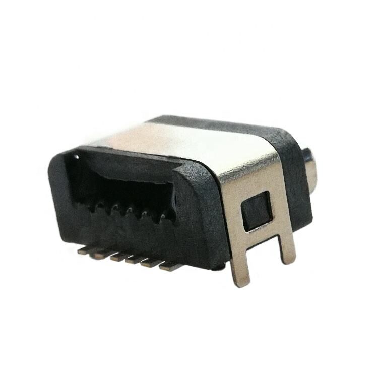 Conector USB impermeable IP67, conector hembra USB tipo C de 6 pines para montaje en superficie horizontal