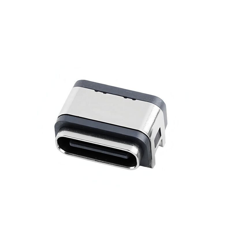 Tipo C Conector femenino de 16 pines Conector USB a prueba de agua de montaje SMT horizontal 5A 20V