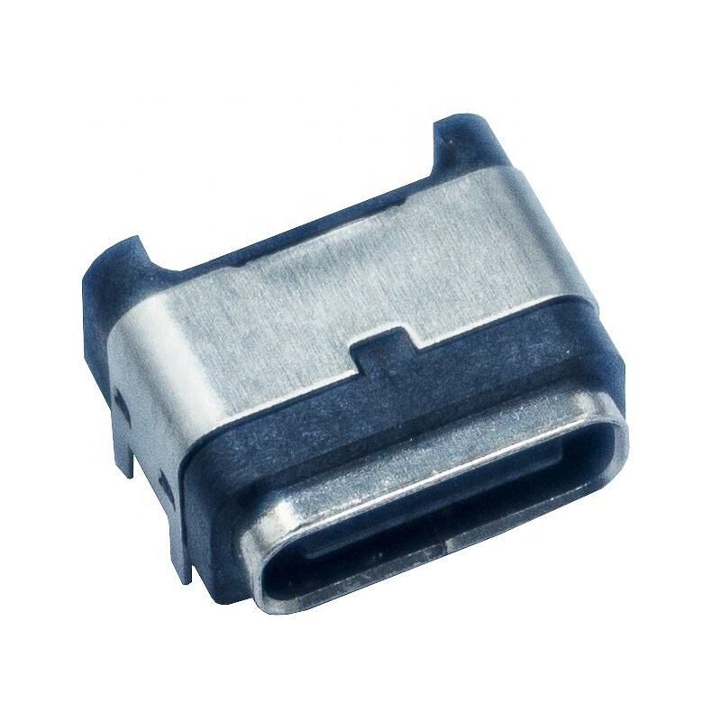 Panel a prueba de agua montaje de PCB 6 pines conector USB de tipo C femenino