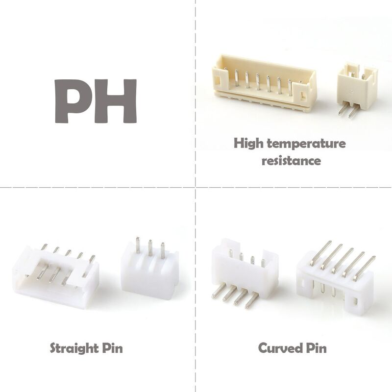 Conector de alambre a tabla Wafer Molex 1.5 2.0 mm Pitch ZH PH HY LCP 2.5 mm Conector de obleas