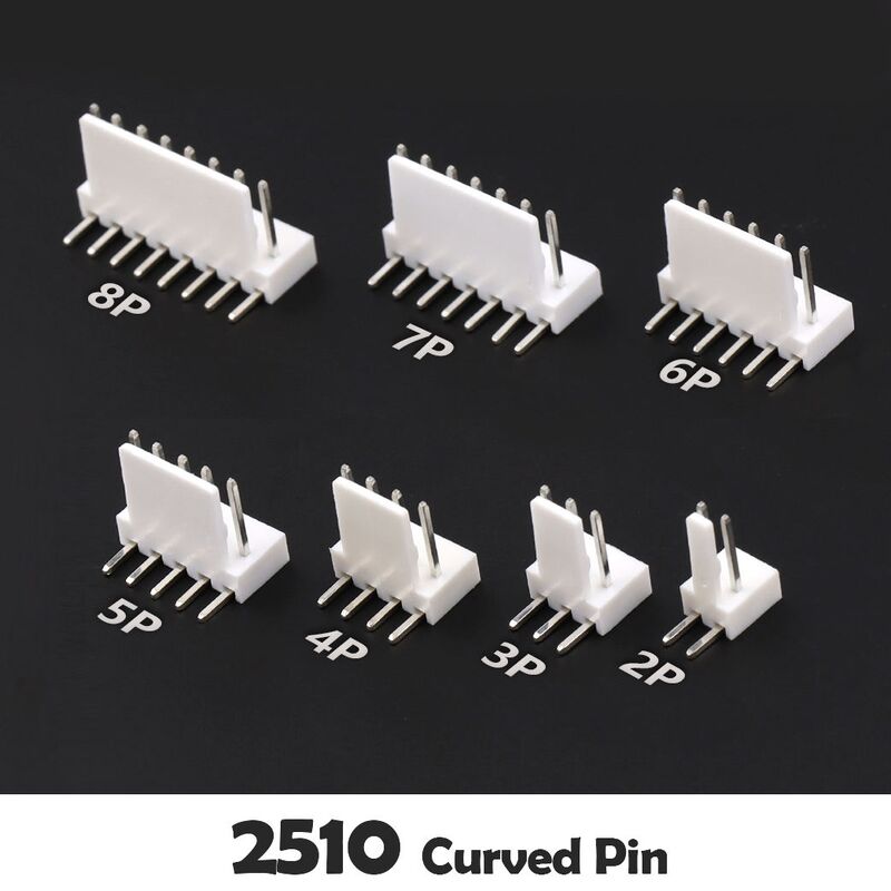 2.54 Conector de oblea de cable a placa LCP vertical de 90 grados JST 2.5mm conector SMT PCB