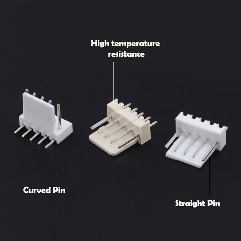 2.54 Conector de oblea de cable a placa LCP vertical de 90 grados JST 2.5mm conector SMT PCB