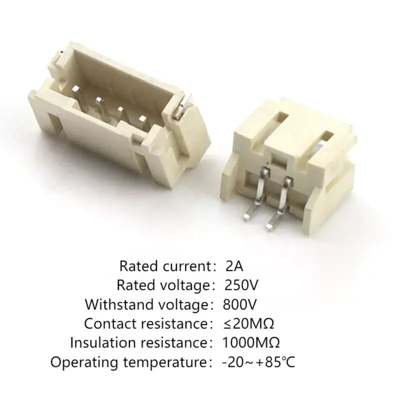 Conector de cable a placa SMD PH 2.0mm 6 pines conector de oblea vertical SMT con cubierta