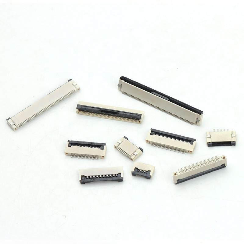Conector FPC Conectores horizontales con bloqueo de retroceso ZIF Tipo H2.0mm 4-60pin 0.5mm Pitch FPC/FFC