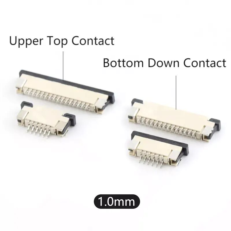 1.0mm Fpc conector 4-40pin Tipo SMT horizontal contacto superior superior 1.0 FPC conector