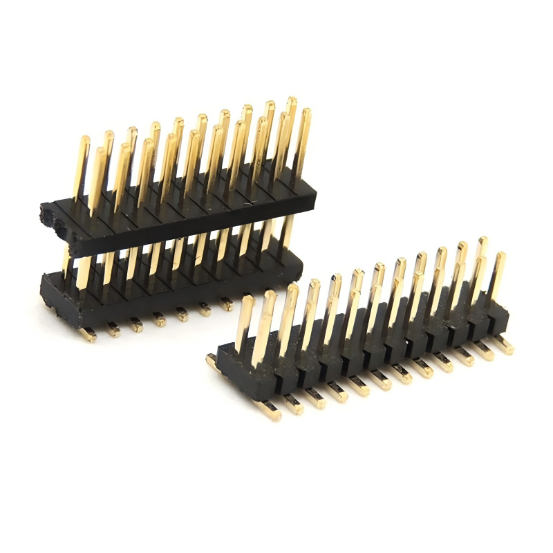 Press Fit Dual 6 8 20 Pin 2*14 2*3 5 Femenino 1mm 1.27mm 2mm 2.54mm Ángulo de inclinación SMD/SMT Cabecera Long Pin Header Conector masculino