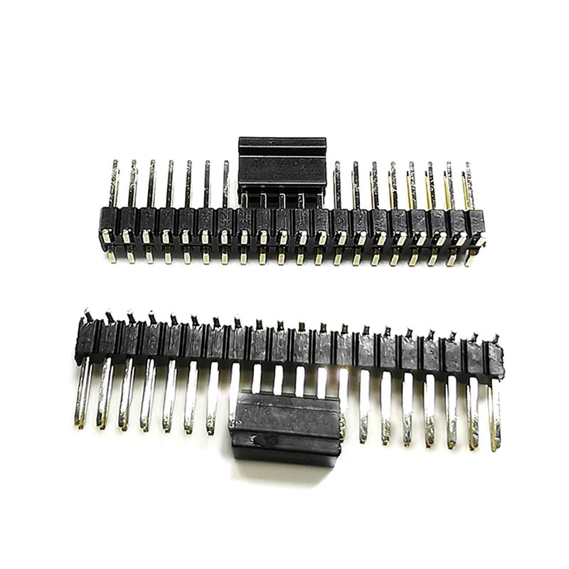 Press Fit Dual 6 8 20 Pin 2*14 2*3 5 Femenino 1mm 1.27mm 2mm 2.54mm Ángulo de inclinación SMD/SMT Cabecera Long Pin Header Conector masculino