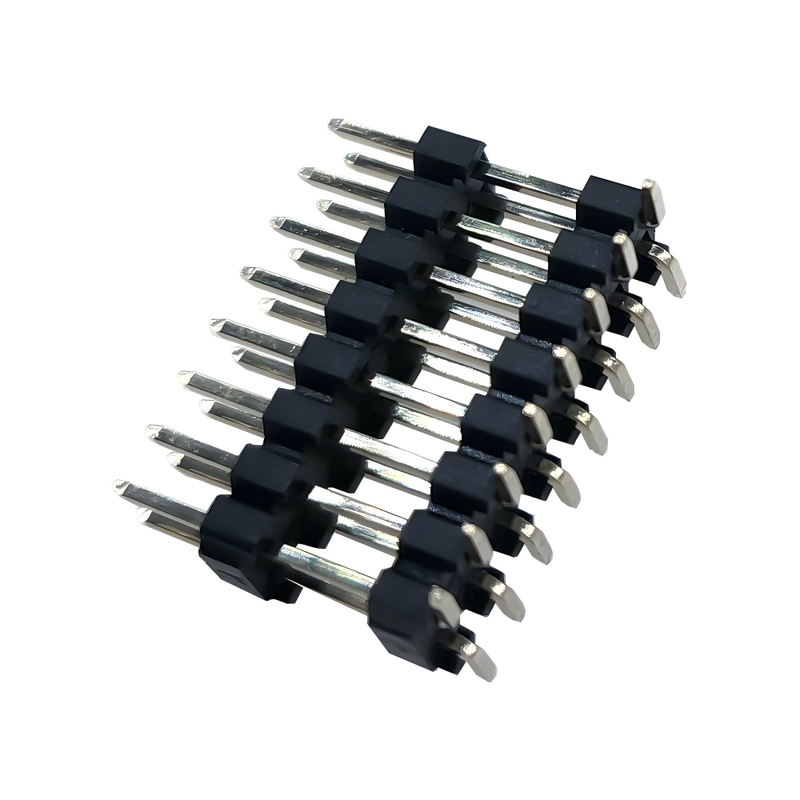Conector macho de cabezal de pines de doble fila con paso de 2.54 mm, tipo SMT