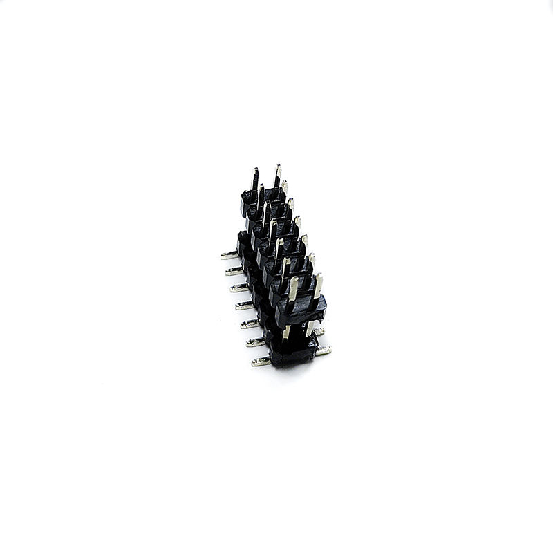 Conector macho de cabezal de pines de doble fila con paso de 2.54 mm, tipo SMT