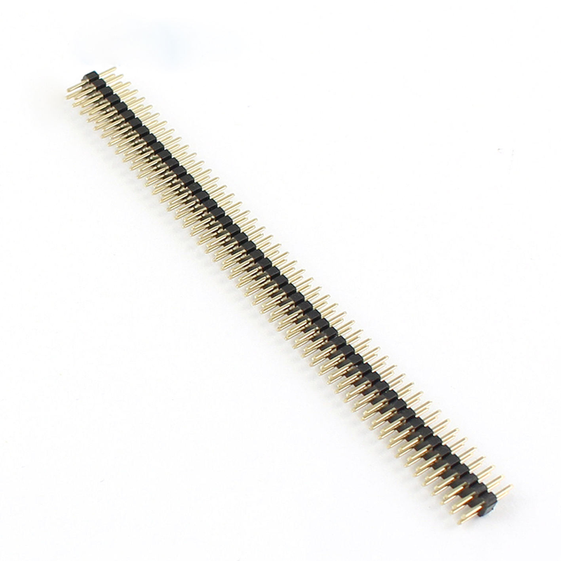 Conector de cabezal de pines de doble fila de 2x50 pines con ajuste a presión, paso de 1.0 mm, espaciadores de placa de 1 mm, cabezal de pines de plástico