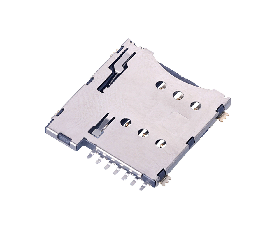 Portador de tarjeta SIM Tipo Nano Micro 6pin 8pin Conector de tarjeta SIM para teléfonos móviles de PCB