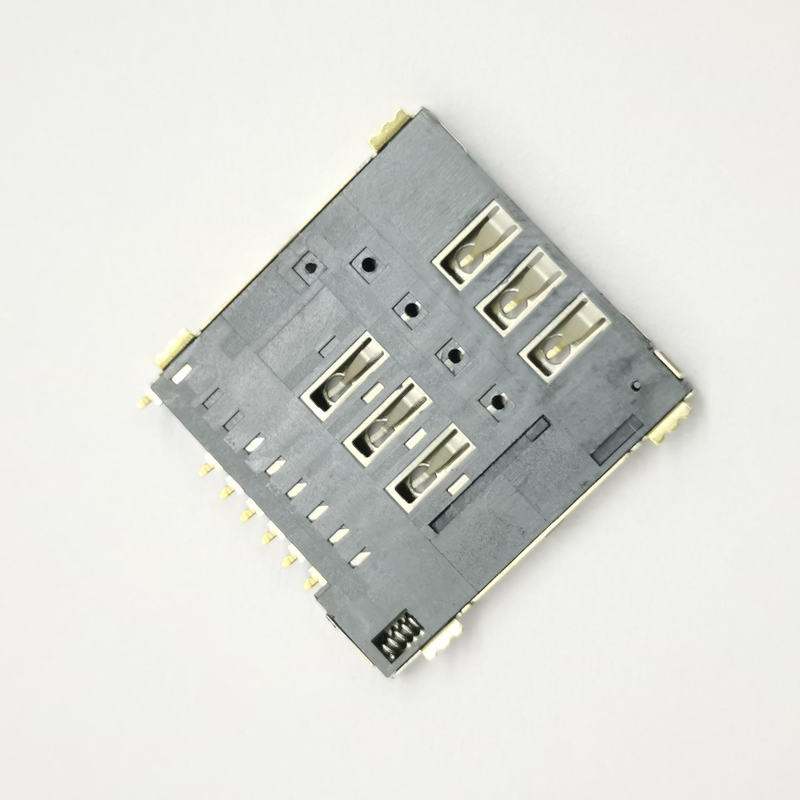 Portador de tarjeta SIM Tipo Nano Micro 6pin 8pin Conector de tarjeta SIM para teléfonos móviles de PCB