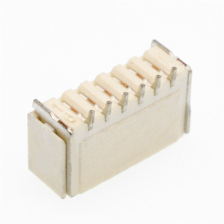 Conector de bronce fosforado resistente a altas temperaturas, con hebilla horizontal/vertical, tipo patch, para zócalo de oblea de 1.0 mm