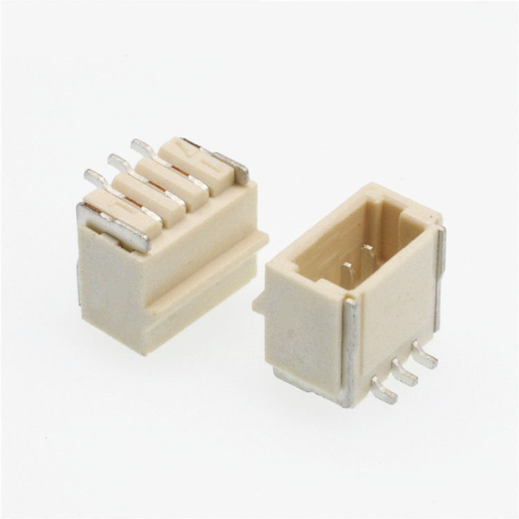 Conector de bronce fosforado resistente a altas temperaturas, con hebilla horizontal/vertical, tipo patch, para zócalo de oblea de 1.0 mm