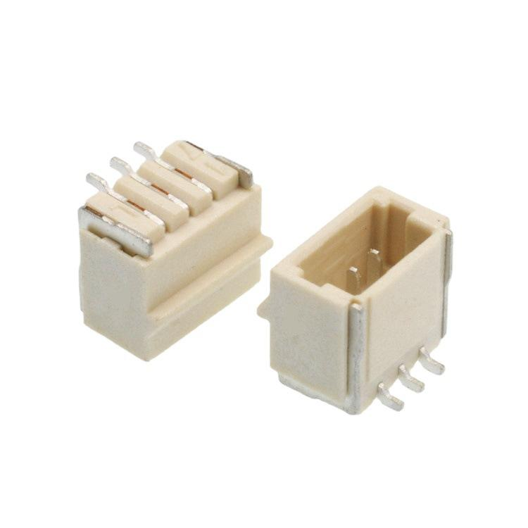 Conector de bronce fosforado resistente a altas temperaturas, con hebilla horizontal/vertical, tipo patch, para zócalo de oblea de 1.0 mm