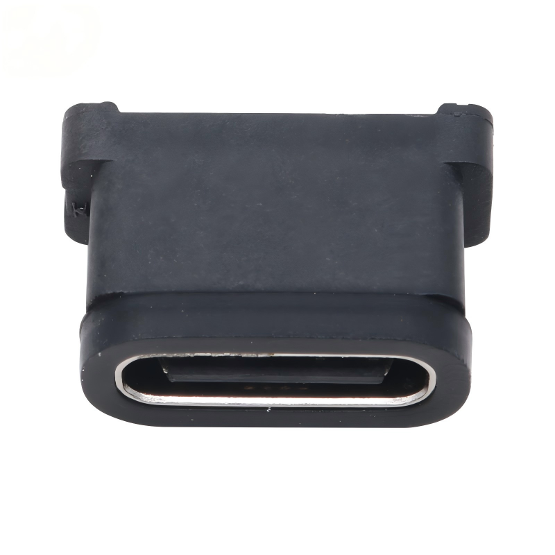 USB 3.2 Tipo-C 40 Gbps Socket U4 impermeable 24 pin SMT DIP PCB Conector femenino Revestimiento de oro Acero inoxidable 5A 100V CA