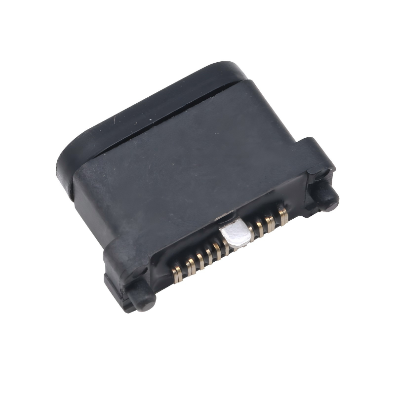 USB 3.2 Tipo-C 40 Gbps Socket U4 impermeable 24 pin SMT DIP PCB Conector femenino Revestimiento de oro Acero inoxidable 5A 100V CA