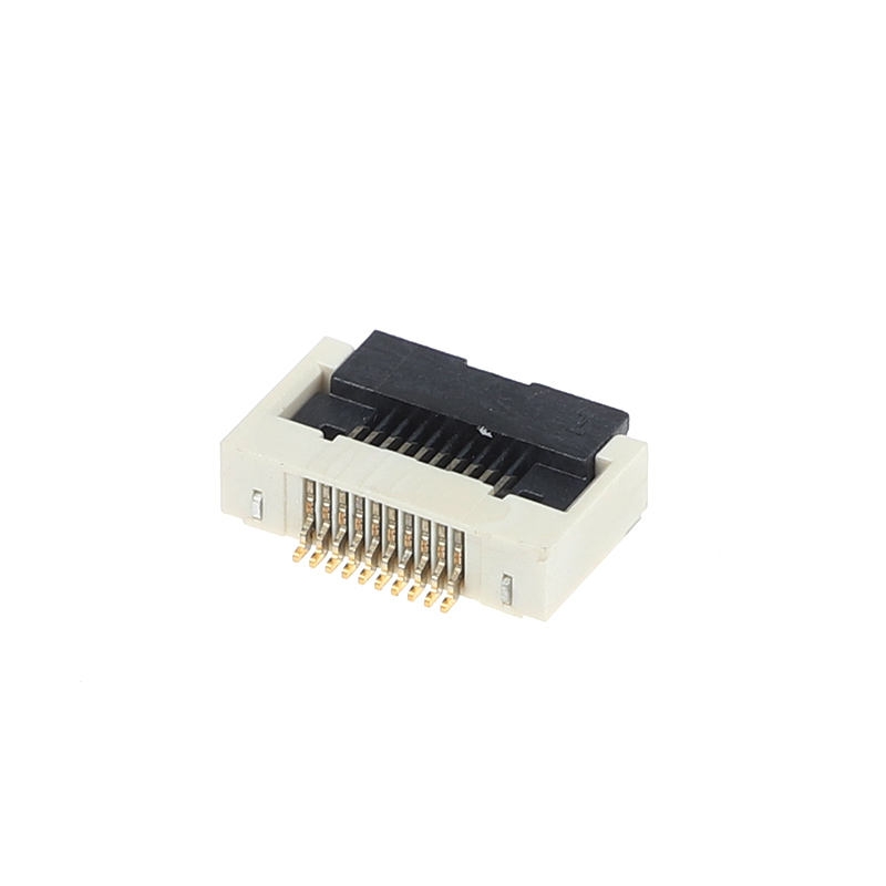 0.5mm Pitch Butterfly Lock FFC/FPCH Conector Conexión horizontal inferior con 2,55H de altura tapa de vuelta para electrónica Flat Flex