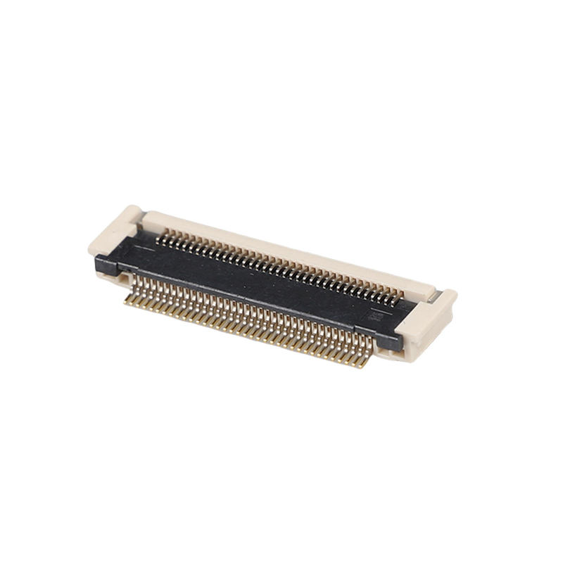 Post-presión SMD horizontal 10-68Pin 50V 0.5A del conector FPCFFC de la echada de 0.5m m chapado en oro 2.7H