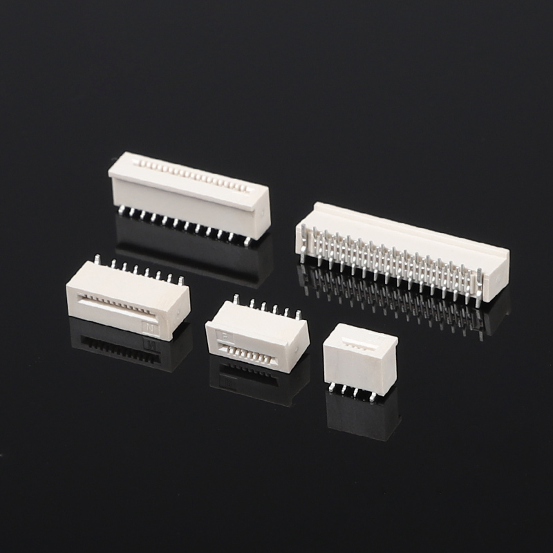 0.5mm Pitch Vertical Unlocked SMD Misalignment Pin FPC Flat Wire Socket FFC/FFC Connector para el conector de desbloqueo Flex Flex