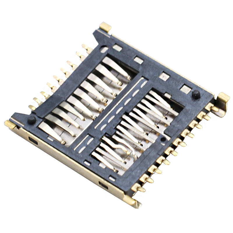Conector de tarjeta Micro SD UHS II UFS de 19 pines 3 en 1, altura SMT de 1,6 mm, acero inoxidable, USB para mejor legibilidad en motores de búsqueda