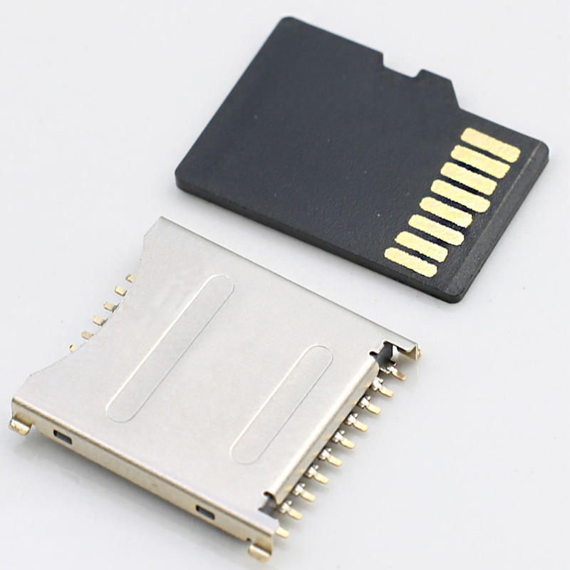 Conector de tarjeta Micro SD UHS II UFS de 19 pines 3 en 1, altura SMT de 1,6 mm, acero inoxidable, USB para mejor legibilidad en motores de búsqueda
