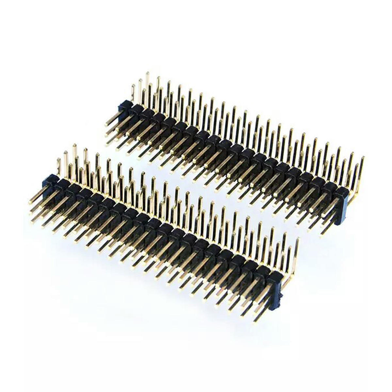 Encabezado de pines de PCB 1.0mm Pin doblemente doblado SMT 180 grados 90 grados PBT Material Fosforo Bronce Contactos longitud del pin personalizable