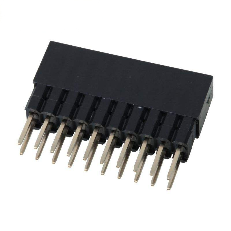 2.54mm,0.64x0.4SQ Pitch Connector Double Rows Female Pin Header Connector